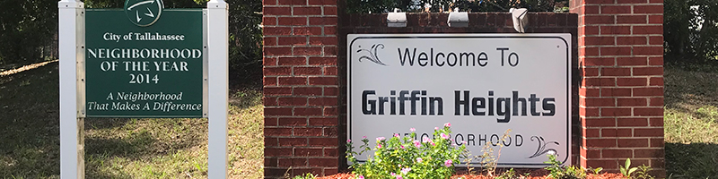 Griffin Heights Neighborhood entrance
