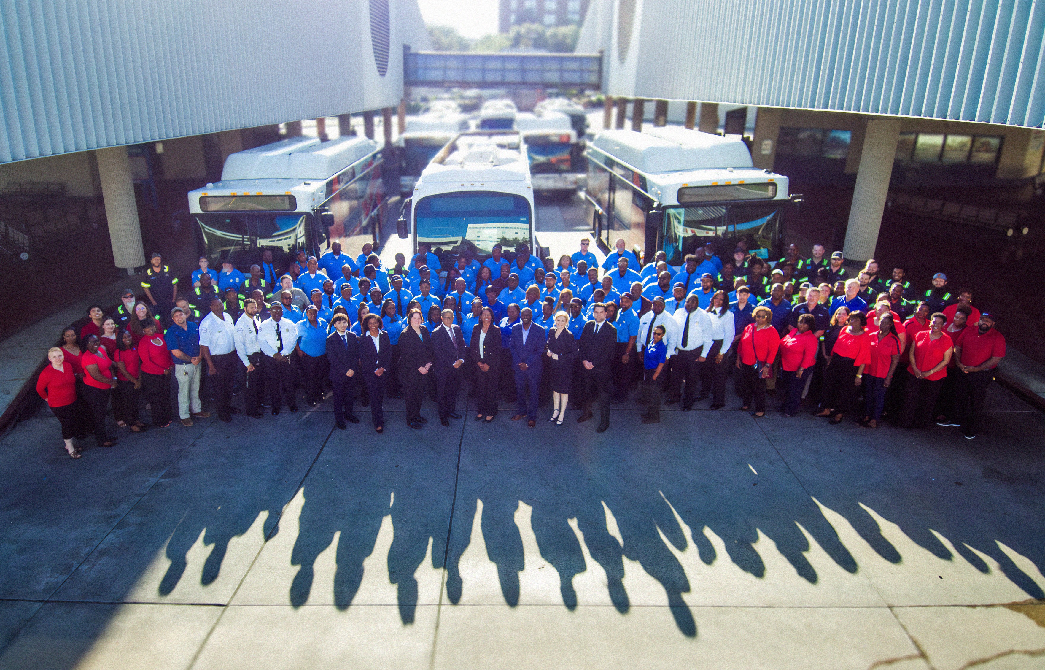 entire starmetro staff at c.k. steele plaza