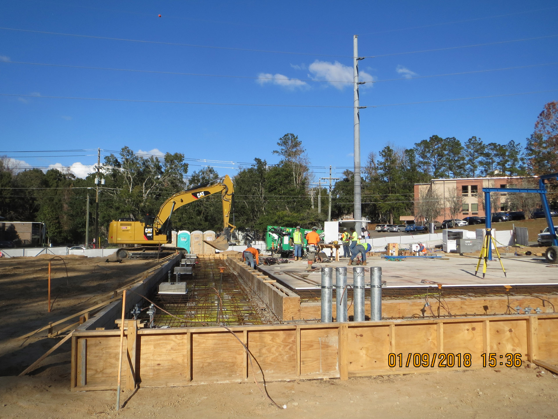 Substation 12 Construction Site Progress